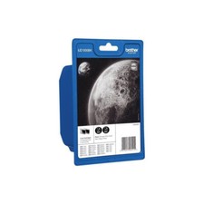 KIT 2 CARTUCCE ORIGINALI BROTHER LC1000BKBP2DR LC-1000BK Bk Nero 500 Pagine