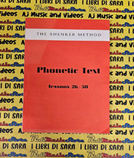 Book libro PHONETIC TEXT lessons 26-50 THE SHENKER METHOD 1969 INGLESE (L7)