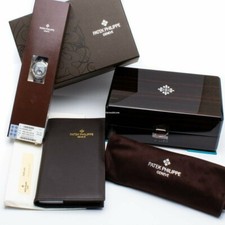 Patek Philippe scatola originale con libretto porta documenti in pelle originale