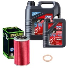 Kit filtro olio CAN-AM Spyder 1000 RT SE5 Roadster Lim 12, LM 5W-40 Race 5L, HiFlo