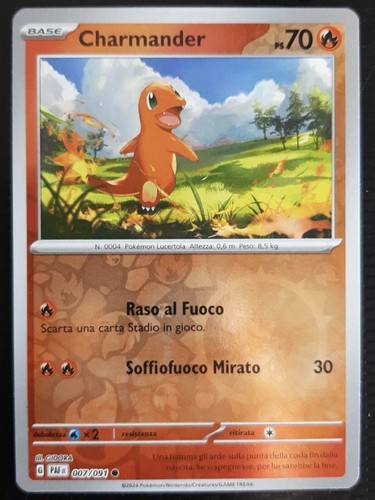 Carta pokemon charmander - carta,