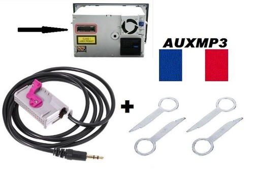 Cable aux audi autoradio rns - cable,