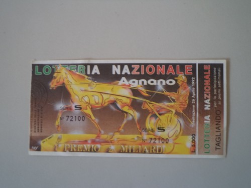 Biglietto della lotteria - biglietto,