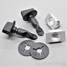 Set 2 clip copertura paraurti gancio di traino per Audi A1 A3 Q5 Q7 VW Golf