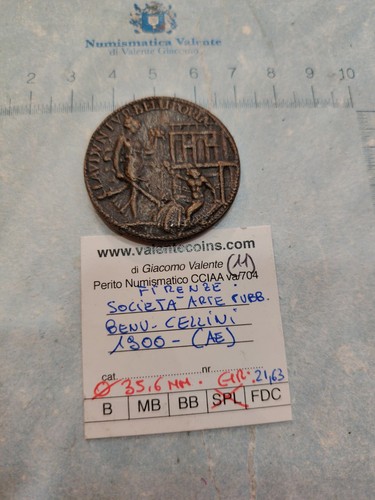 Medaglia firenze 1900 società - 1900,
