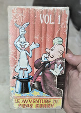 antica VHS - le avventure di Bugs Bunny N°1 , pretty video roma cartoni animati