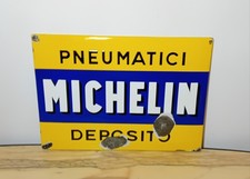 Insegna Tabella Smaltata Michelin