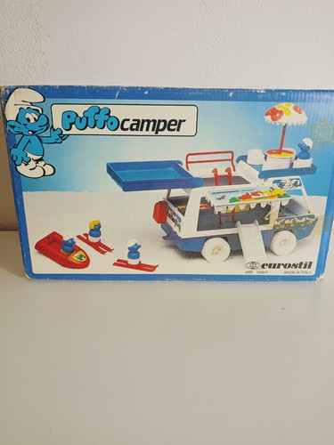 Toy vintage puffo camper - vintage, made