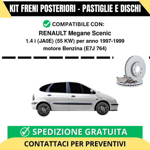 Kit freni posteriori per - kit,