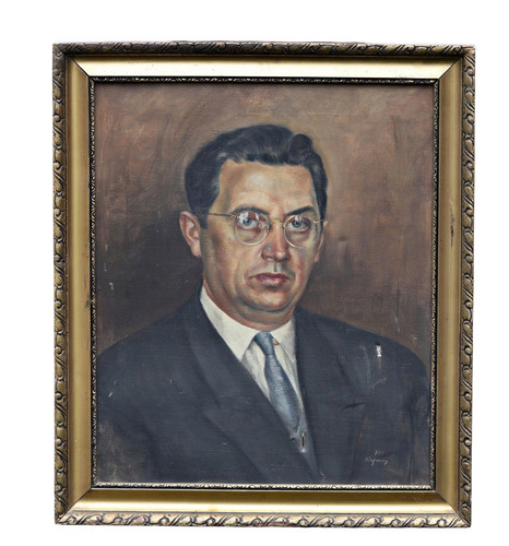 Ritratto olio uomo con - di,