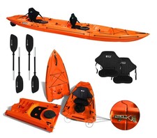 kayak componibile Split 2 Big Mama kayak, canoa biposto modulare, si monta in 30