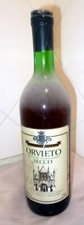 BOTTIGLIA di Vino Secco Vintage PIENA "Orvieto" di 0,75 litri