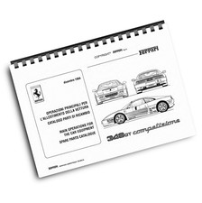 FERRARI 348GT COMPETIZIONE - MANUALE RICAMBI ATTREZZATURE AUTO OPERAZIONI PRINCIPALI - 1994