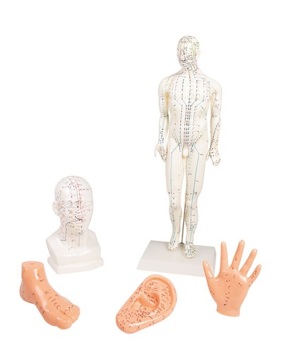 Figura agopuntura set di - di,