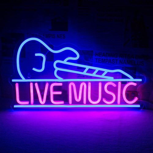 Insegna neon led acustica - insegna,