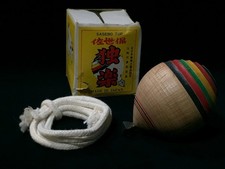 Y0983 / Giocattolo Tradizionale In Legno / Set Di Trottola / Giapponese Vintage