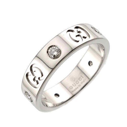 Gucci icon anello diamante - diamante, 18k