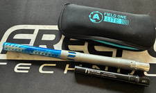 Field One F1 Acculock Autococker Barrel Kit Lite - Grigio|Punta personalizzata lavaggio blu