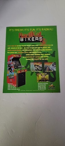Volantino atari radikal - atari=radikal, bikers