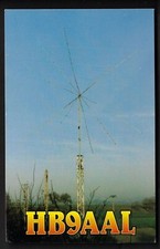 QSL Radio CARD"HB9AAL,Peter Demme,92,Foto Torre,Antenna",Svizzera (Q6079)
