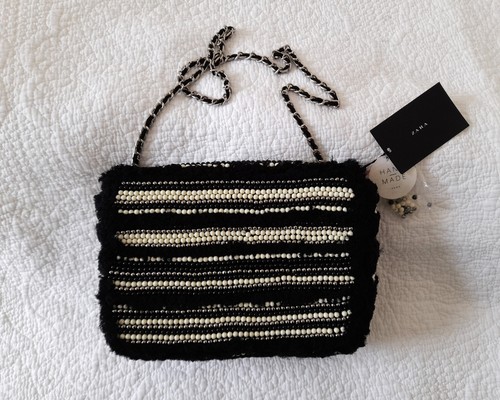 Zara borsa catena bianca - zara, a