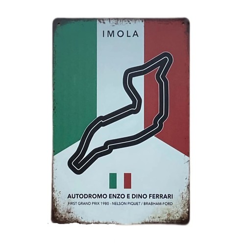 Targa imola autodromo enzo - targa, e