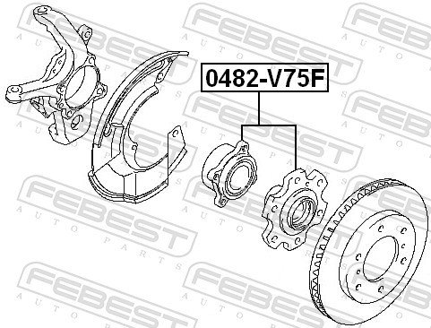 Adatto per febest - adatto, 0482-v75f
