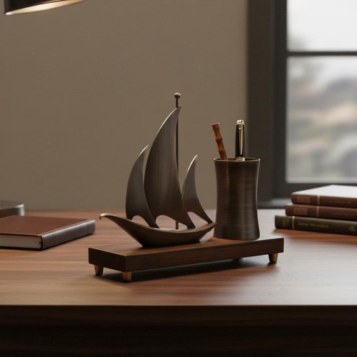 Ornamento barca vela con - ornamento,