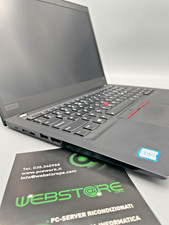 LENOVO T490S THINKPAD i7-8665U 16GB RAM 256GB SSD 14"  WINDOWS 11 RICONDIZIONATO
