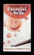 Esercizi di Stile Libro Raymond Queneau Umberto Eco Rilegato CDE 1983