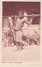 * ZAMBEZE - Pesca - Pecheur et poissons-tigres