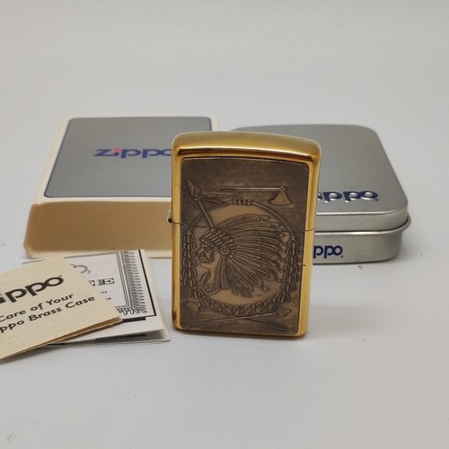 Accendino zippo ottone - in,