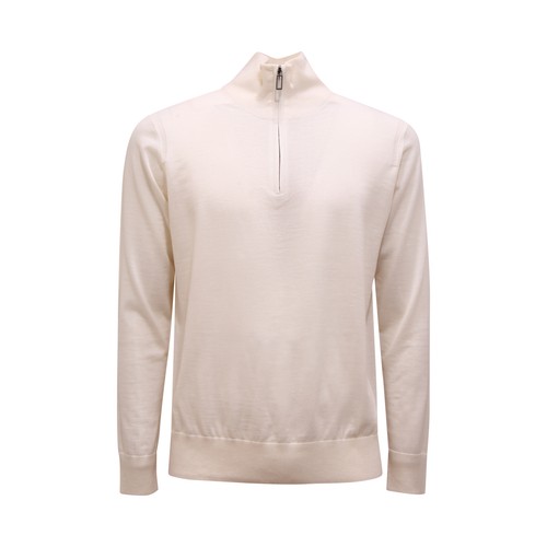 Q5649 maglione mezza zip paolo - maglione,