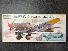Vintage REVELL Junkers Ju 87 G2 Tank Buster Kit 1/72 pezzi in busta sigillata 