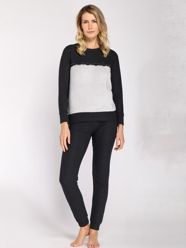 Liu pigiama donna girocollo - jo,