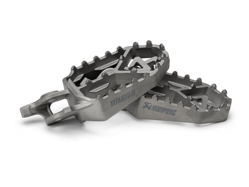 Akrapovic pedane titanio - titanio, per