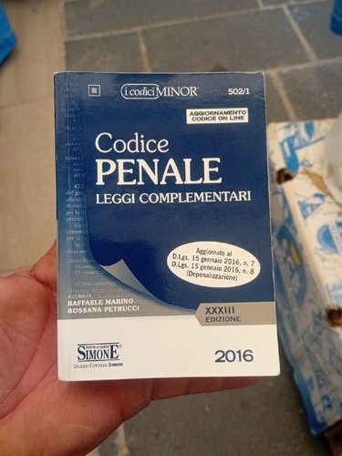 Codice penale simone 2016 - penale,