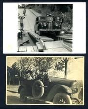 Due foto originali Private di auto Antiche una 1954 l'altra forse 1930.