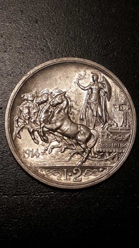 Lire 1914 quadriga briosa - lire,