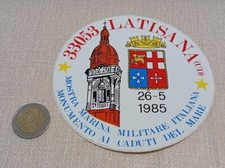(0472) LOTTO Adesivo originale 70 80 Marina Militare LATISANA (UD)