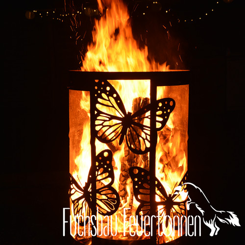 Bidone fuoco farfalla - , 🦋