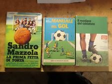 IL MESTIERE DEL CALCIATORE + MANUALE DEL GOL + LA PRIMA FETTA DI TORTA (MAZZOLA