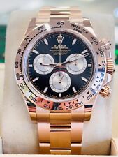 Rolex Daytona 126505 Cosmograph 18K Oro Rosa Con Quadrante Nero Usato B/P 2023