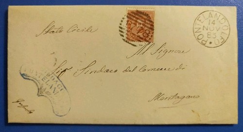1885 pontelandolfo - pontelandolfo, (benevento)