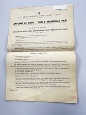 ARMI DI TIRO MATERIALI VARI