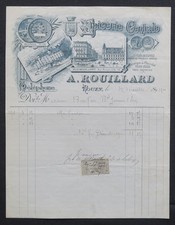 Fattura illustrata ROUEN 1900