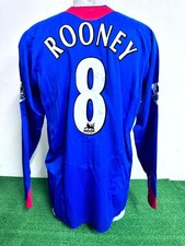 MAGLIA MANCHESTER UNITED ROONEY MATCH WORN INDOSSATA SHIRT JERSEY 2005/2006 COA