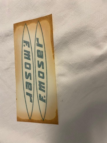 Francesco moser decals - moser,