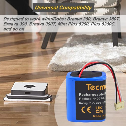 4ah batteria per irobot - 7.2v,
