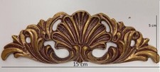 Fregio in ottone pieno anticato 15x 5 cm